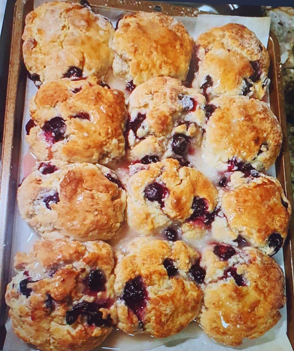 Biscuits with Blueberries