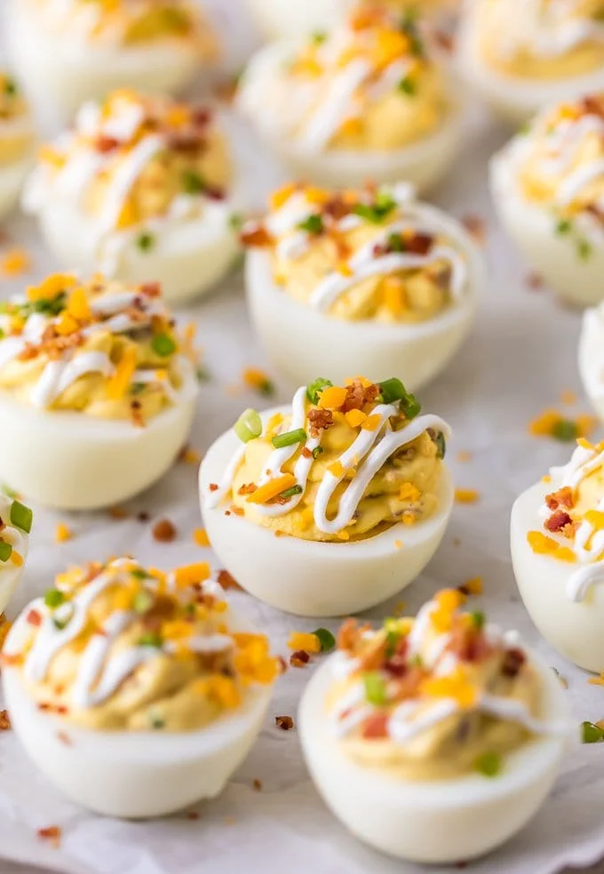 The Best Loaded Deviled Eggs