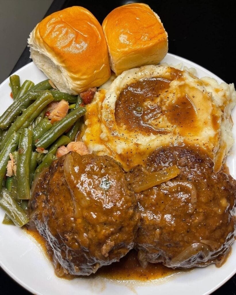 Salisbury Steak with Onion Gravy