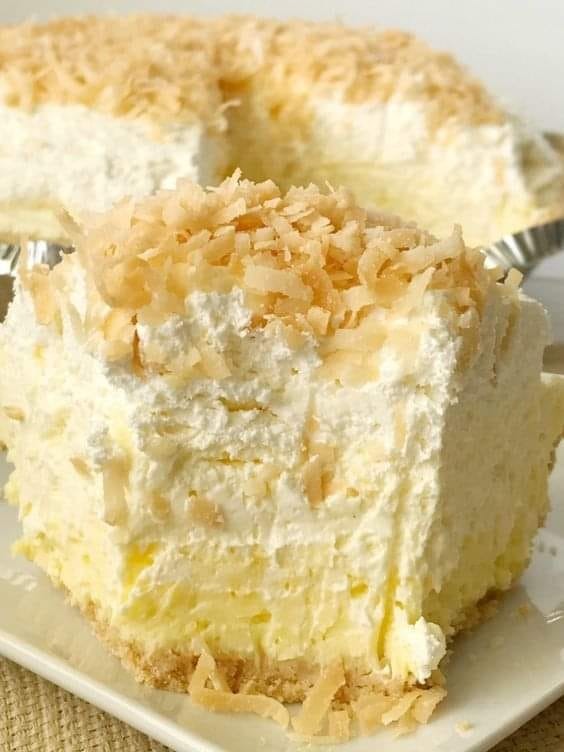 COCONUT CREAM PIE WITHOUT BAKE