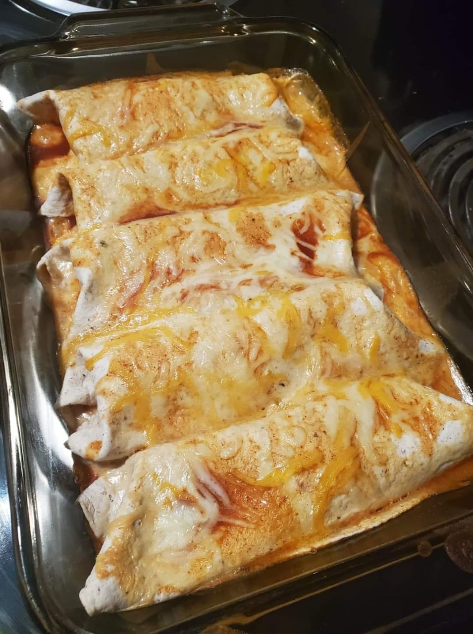 ENCHILADAS DE CHICKEN CREAM CHEESE