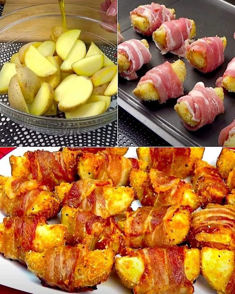 POTATO WRAPPED WITH BACON