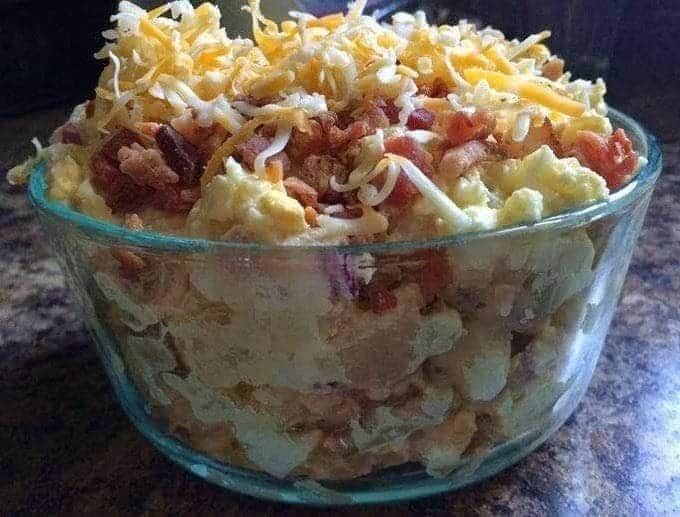 SALAD WITH LOADED BAKED POTATOES