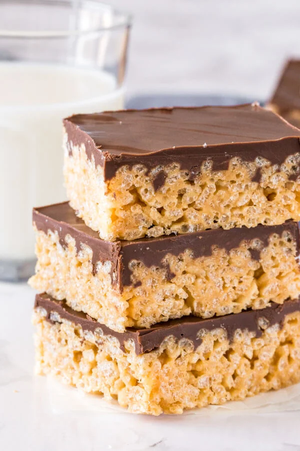 Peanut Butter Rice Krispie Treats for the Peanut Butter Lovers