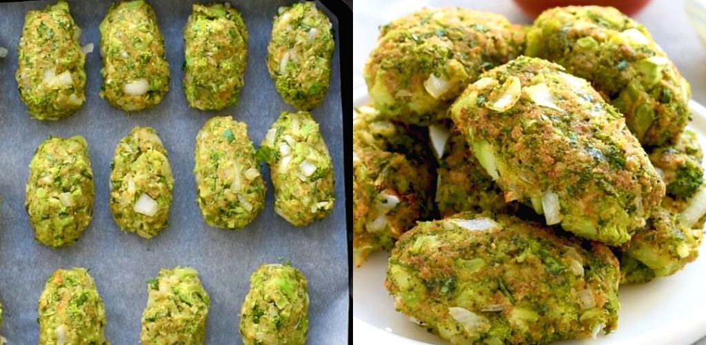 Broccoli croquettes are healthful, light, and delicious.