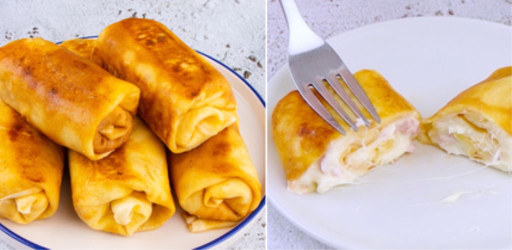 Crepe rolls: ideal for a quick and tasty dinner.