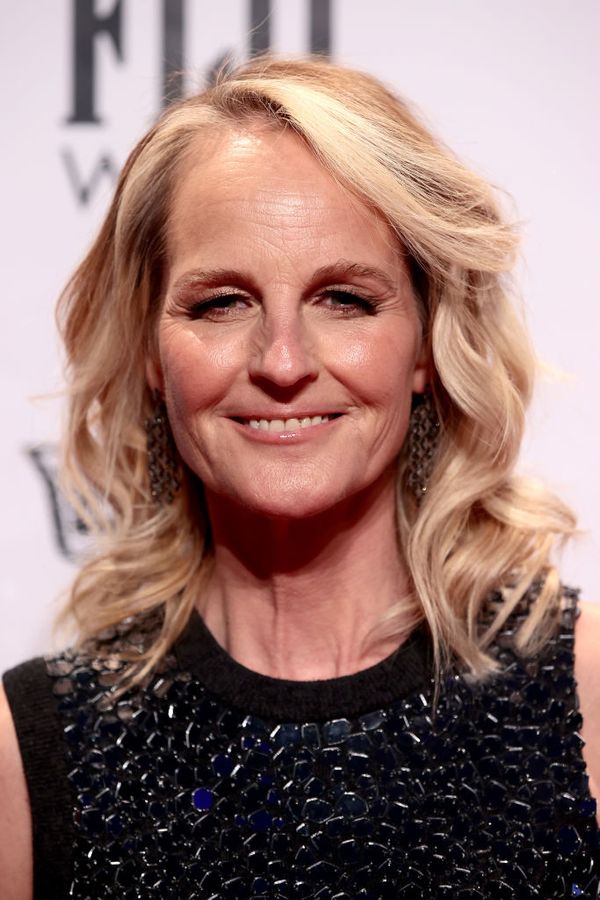 Helen Hunt outdoors