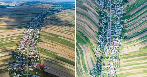 A Unique Village: All Residents Live on the Same Street