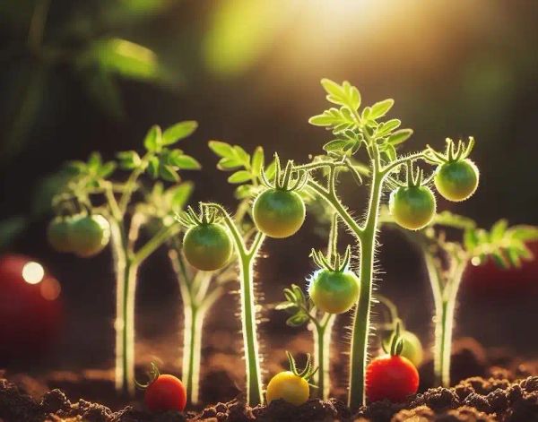 tomatoes love sunlight