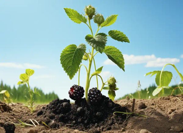 blackberry growth