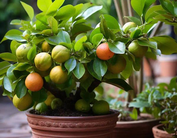 guava plant in pot