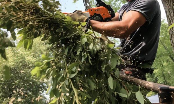 cutting large healthy branches