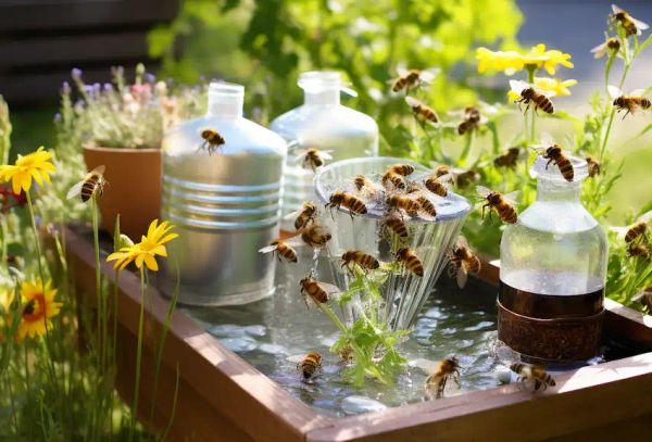 a bee water station 2