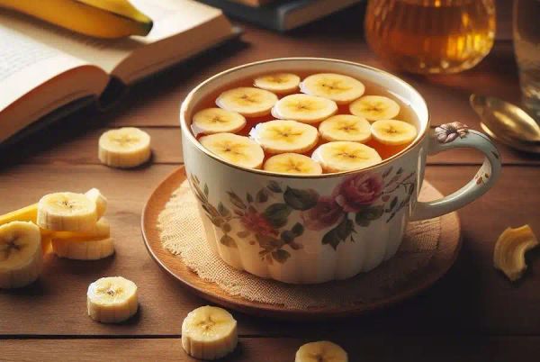 Cup of banana tea
