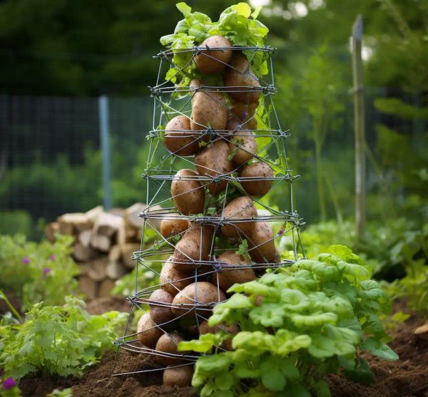 potato tower