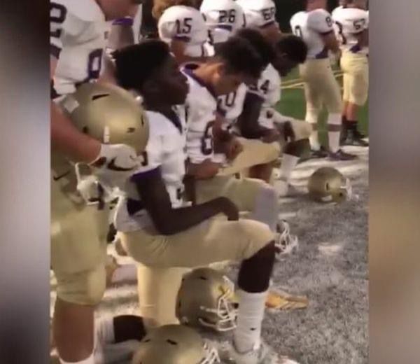 A Lesson in Sportsmanship: Refs Walk Off Field in Response to Anthem Kneeling