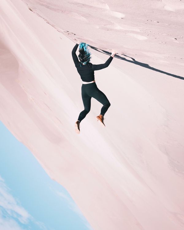 Falling Off Sand Dunes