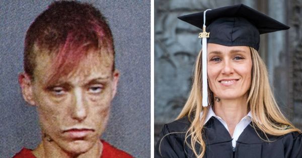 47-year-old who was meth addict at 12 graduates from university after getting clean – well done, Ginny