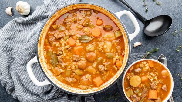 The Best Beef and Barley Soup