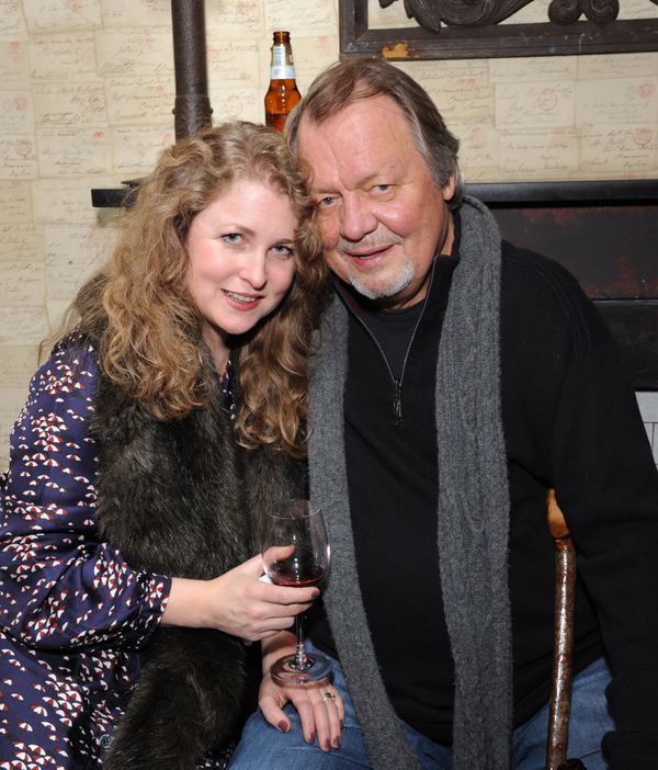 David Soul and Helen Snell-Soul at King's Cross Theatre on January 14, 2015 in London, England