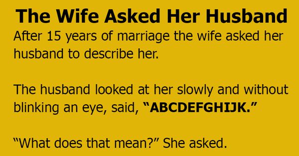 The Loving Husband’s Answer