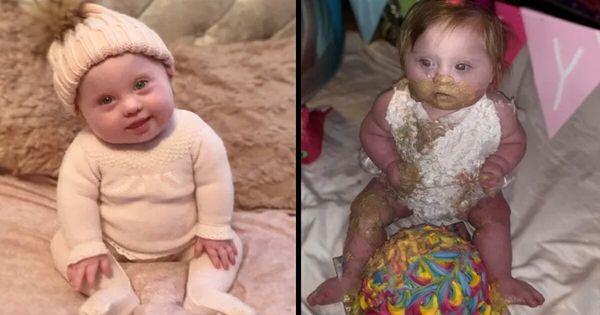 Down syndrome baby mocked by trolls for eating cake on her 1st birthday – let's show her our support