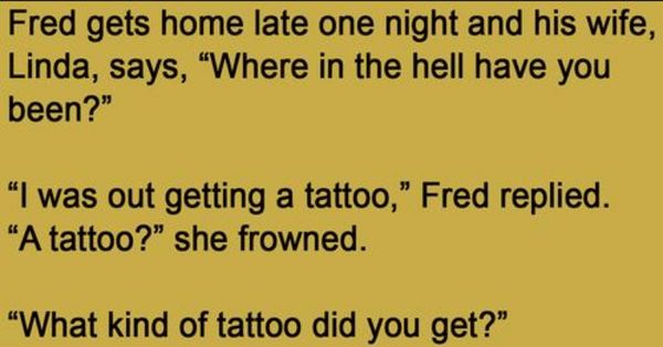 Fred Gets Home Late One Night.