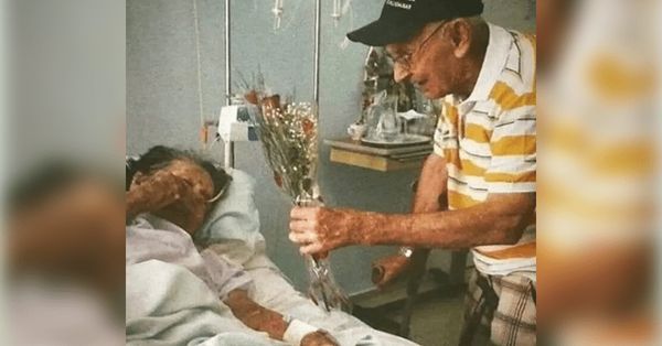 An 80-year-old man insists every morning on bringing his wife breakfast in the nursing home. When asked “Why is his wife in a retirement home?” He replied