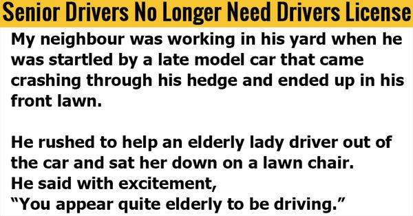 Senior Drivers No Longer Need Drivers License