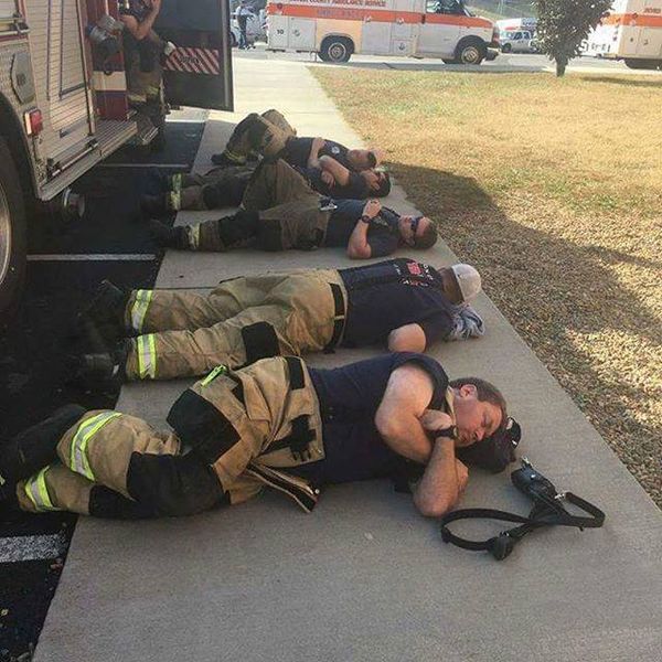 The Dedication of Firefighters in Battling Forest Fires