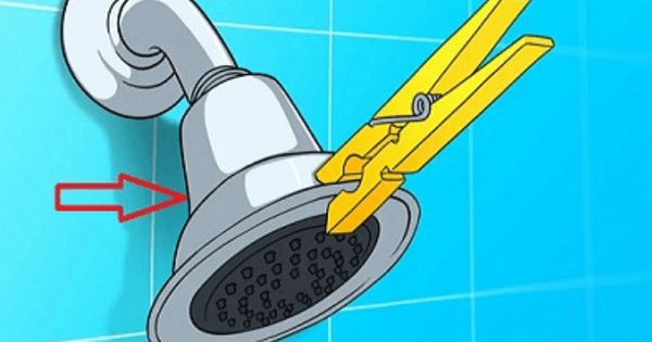 Why hang a clothespin over the shower: Once you know it, you always will