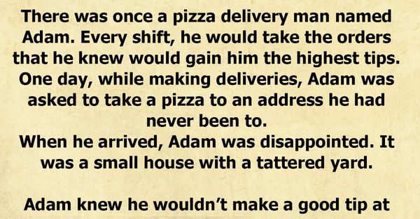 He Delivered Pizza to a Single Dad with 4 Kids and Made Their Day Super Special