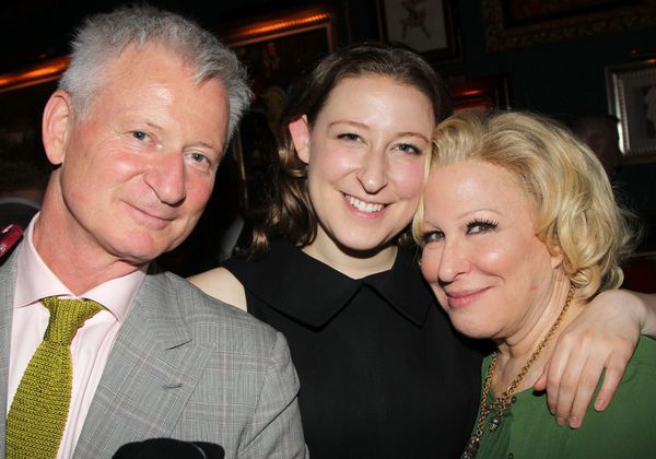 Bette Midler and Martin von Haselberg with their daughter on her wedding day