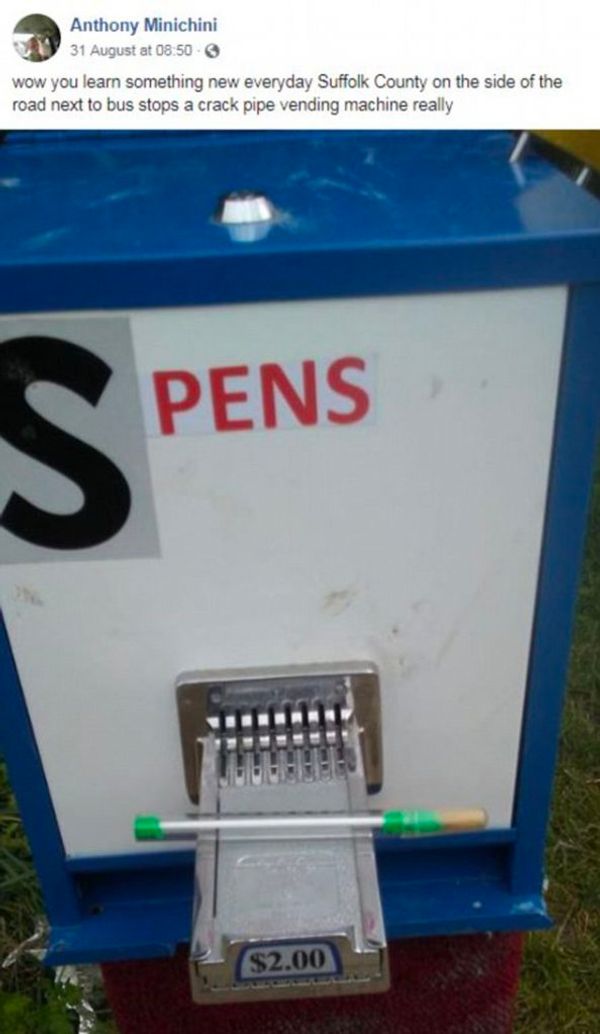 Vending Machines Dispensing Ceramic "Pens"