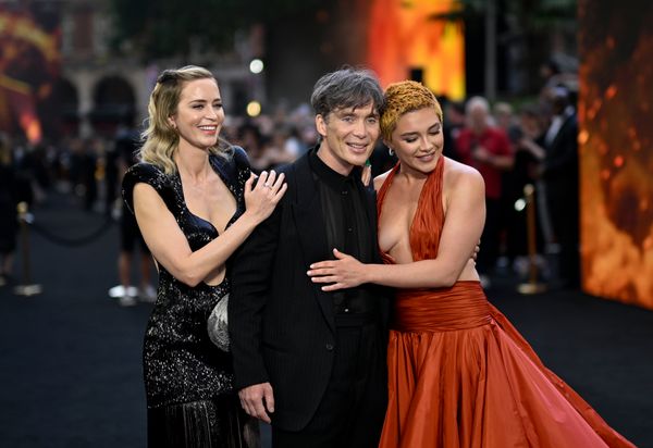 Emily Blunt, Cillian Murphy and Florence Pugh attend the "Oppenheimer" UK premiere on July 13, 2023 in London, England | Source: Getty Images