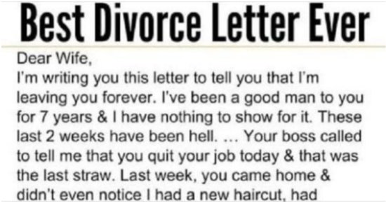 Dear Ex-Husband,