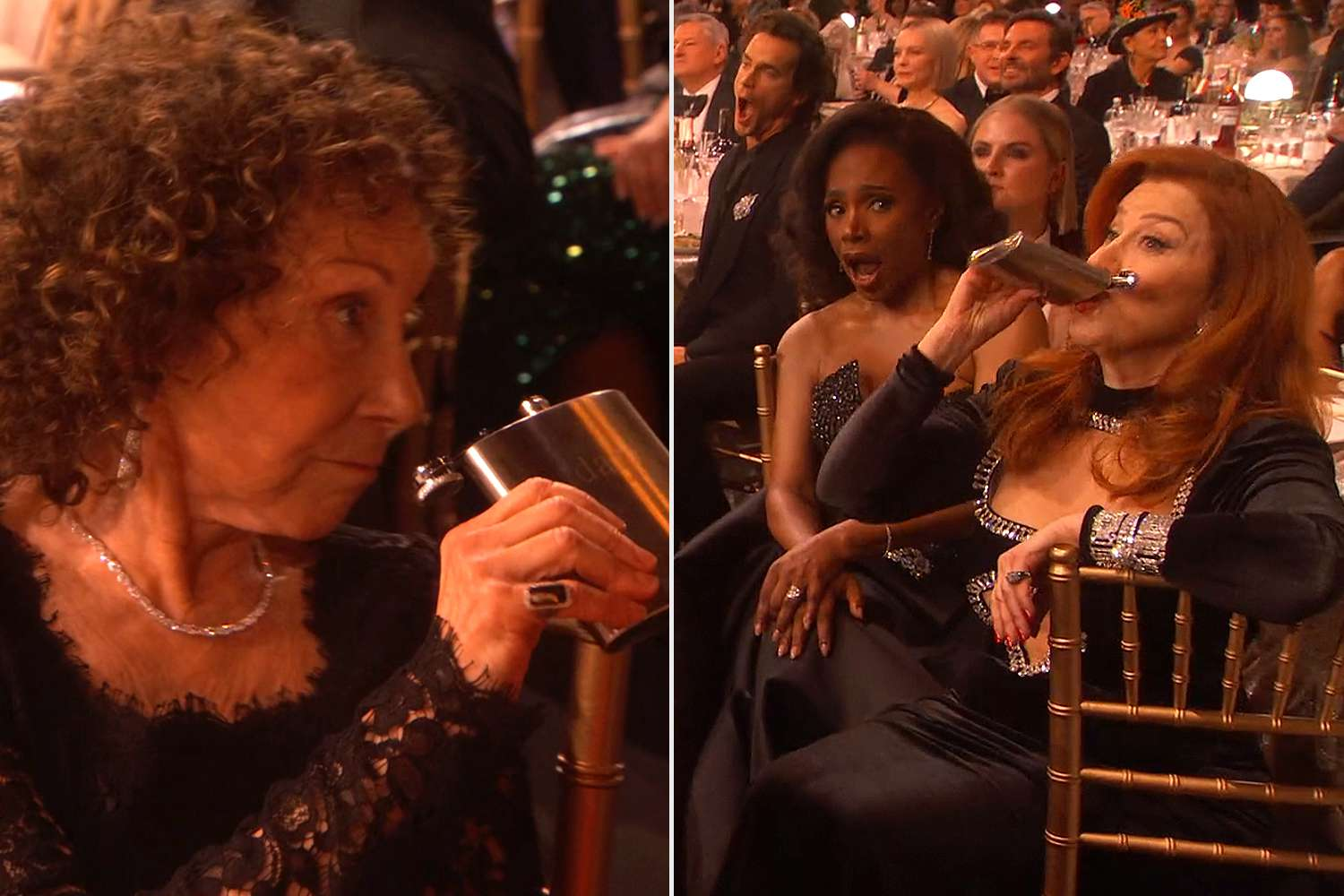 Rhea Perlman and Lisa Ann Walter Share a Secret Moment at the SAG Awards