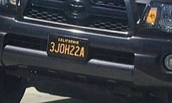 Unveiling the Hidden Message on a California License Plate