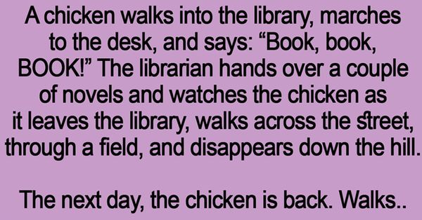 When a Chicken Demands Books!