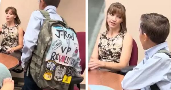 12-year-old kicked out of class for wearing 4-word patch teacher claims is associated with slavery