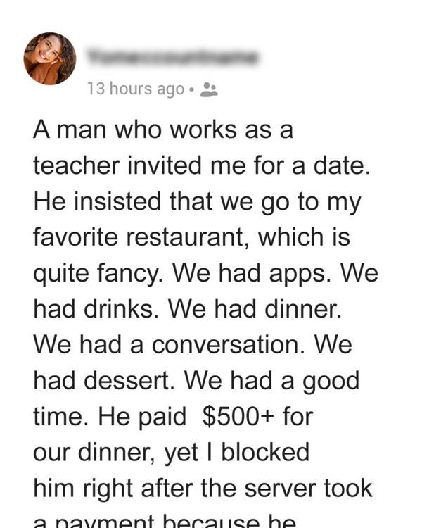 First Date Drama: To Block or Not to Block?