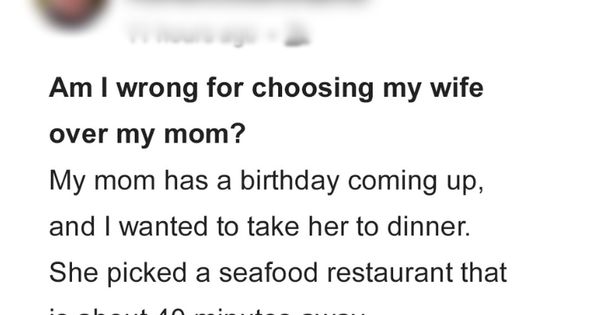 Woman Insists Her Son Leaves His Pregnant Wife at Home for Her Birthday, but He Responds, ‘My Wife Comes First’