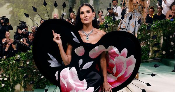 Demi Moore Steals the Show at the Met Gala with an Unconventional Dress