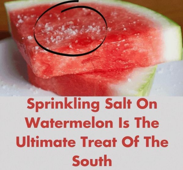 Enhancing the Flavor of Watermelon with Salt