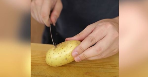 I Threw My Potato Peeler In The Trash After Watching This Quick Video