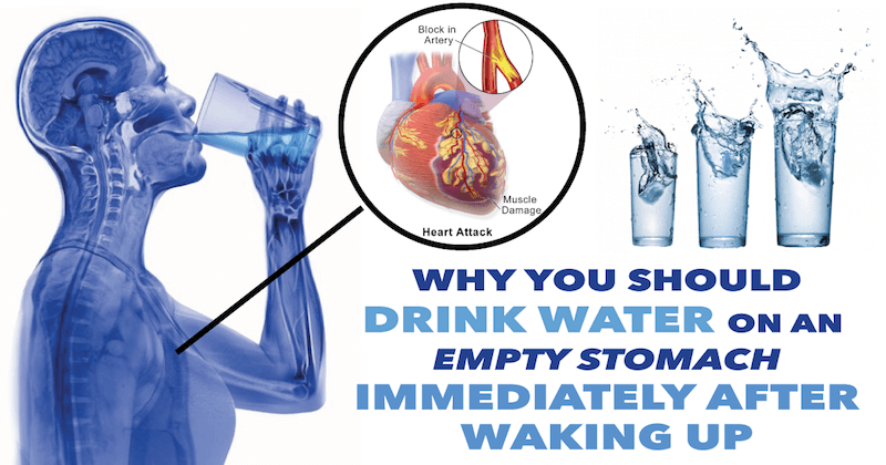 Drinking Water On An Empty Stomach Immediately After Waking Up Does Something Amazing!