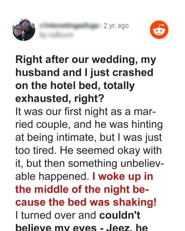 My Husband Turned Our Wedding Night into a Catastrophe