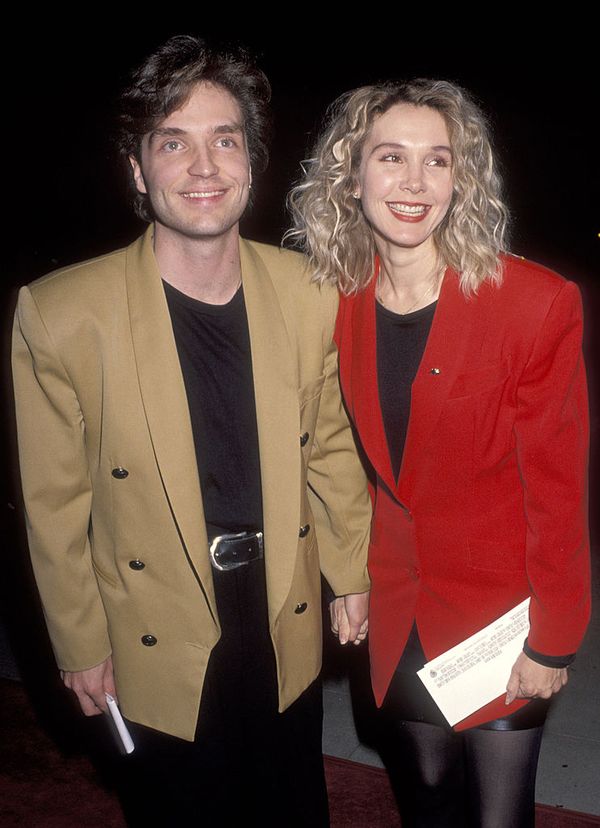 Richard Marx and Cynthia Rhodes in August 1987 in New York City. | Source: Getty Images