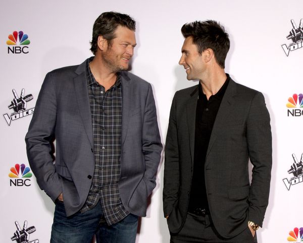 Adam Levine and Blake Shelton