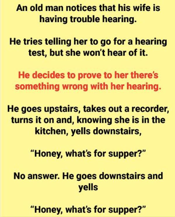 An Old Man’s Hilarious Hearing Test